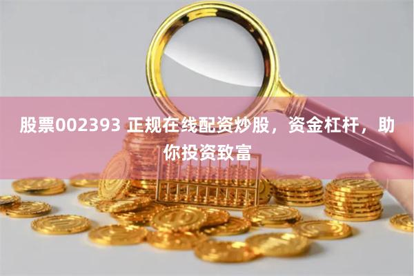 股票002393 正规在线配资炒股，资金杠杆，助你投资致富