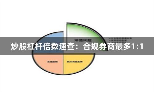 炒股杠杆倍数速查：合规券商最多1:1